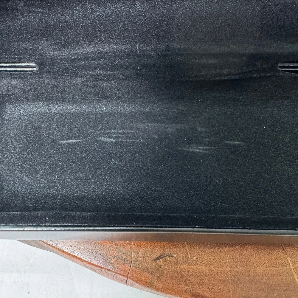 Coach New York Black Hard Shell Eyeglass Sunglasses Case Embossed Logo